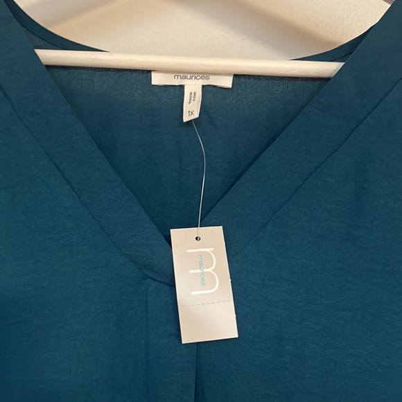 NWT Reitmans turquoise blouse. - Picture 16 of 16